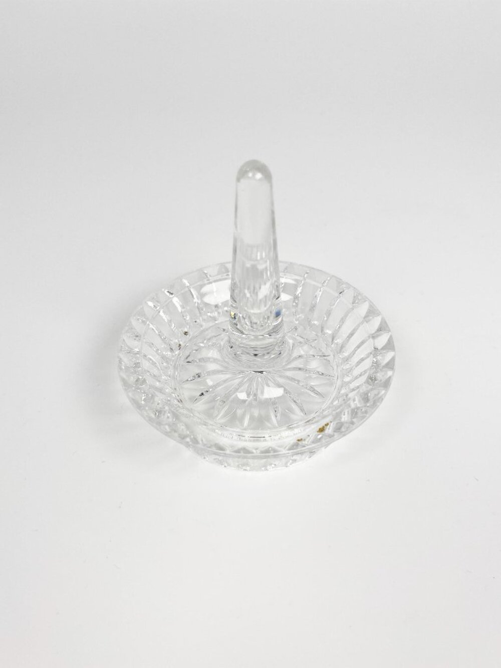 Vintage crystal ring dish